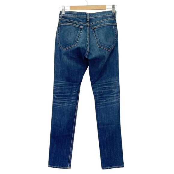 Rag & Bone Dre 10” Boyfriend Jeans in Exeter Dark Wash Slim Jean Size 24 | 00 - Picture 3 of 15
